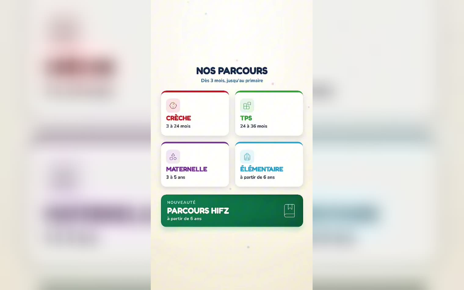 Les parcours scolaires présentés dans le film de rentrée